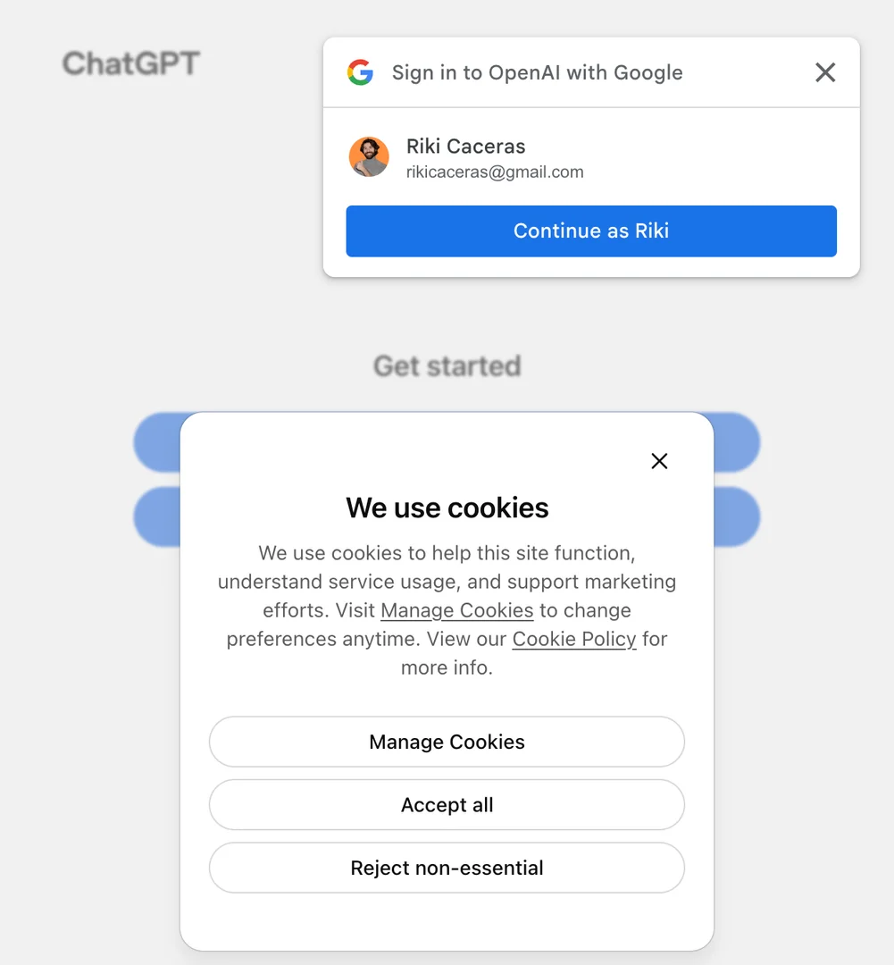 ChatGPT — skärmbild av verktyget