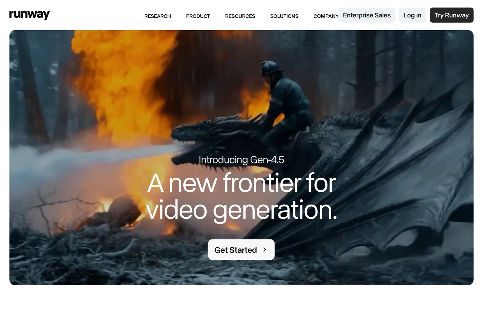 Runway ML skärmbild