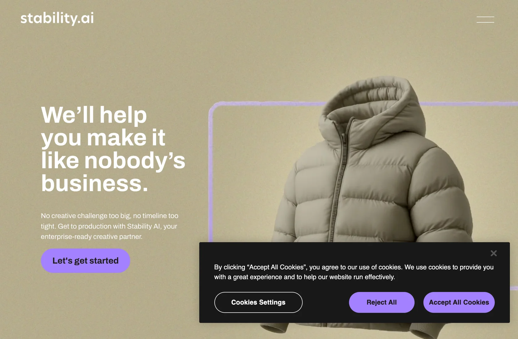 Stable Diffusion skärmbild